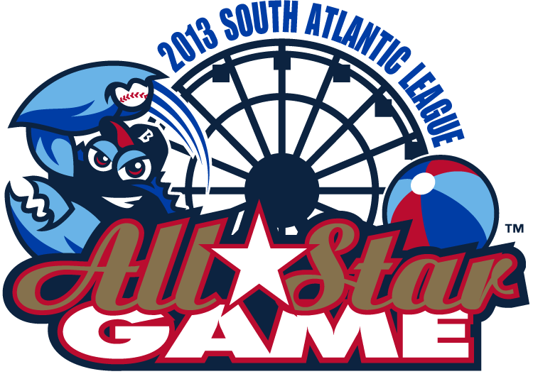 South Atlantic League All-Star Game 2013 Primary Logo iron on transfers for clothing
